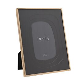Hestia Gold & Black Aluminium Photo Frame Layered Mount - 4" x 6"
