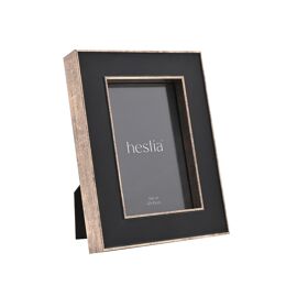 Hestia Black Box Frame With Gold Edge - 4" x 6"
