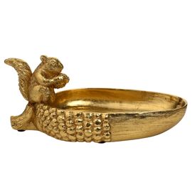 Hestia Gold Squirrel Trinket Dish