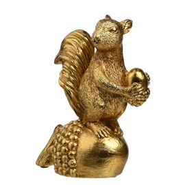 Hestia Gold Squirrel on Acorn