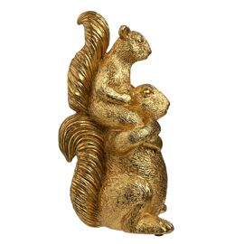 Hestia Gold Squirrels Figurine