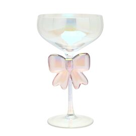 Hestia Iridescent Bow Martini Glass