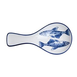 **MULTI 4** Hestia Spoon Rest Fish Design 10.75"