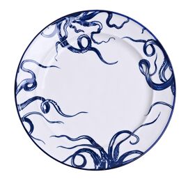 **MULTI 4** Hestia Dinner Plate Octopus Design 11"