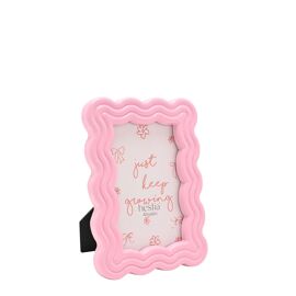 Hestia Wiggly Frame 4" x 6" - Pink