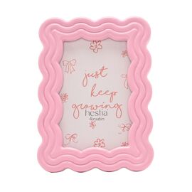 Hestia Wiggly Frame 4" x 6" - Pink