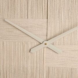 Hestia Thread Wall Art Clock - Cream