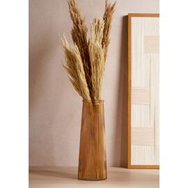 Hestia Glass Vase - Brown