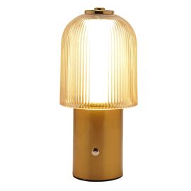 Hestia Bronze USB LED Touch Table Lamp