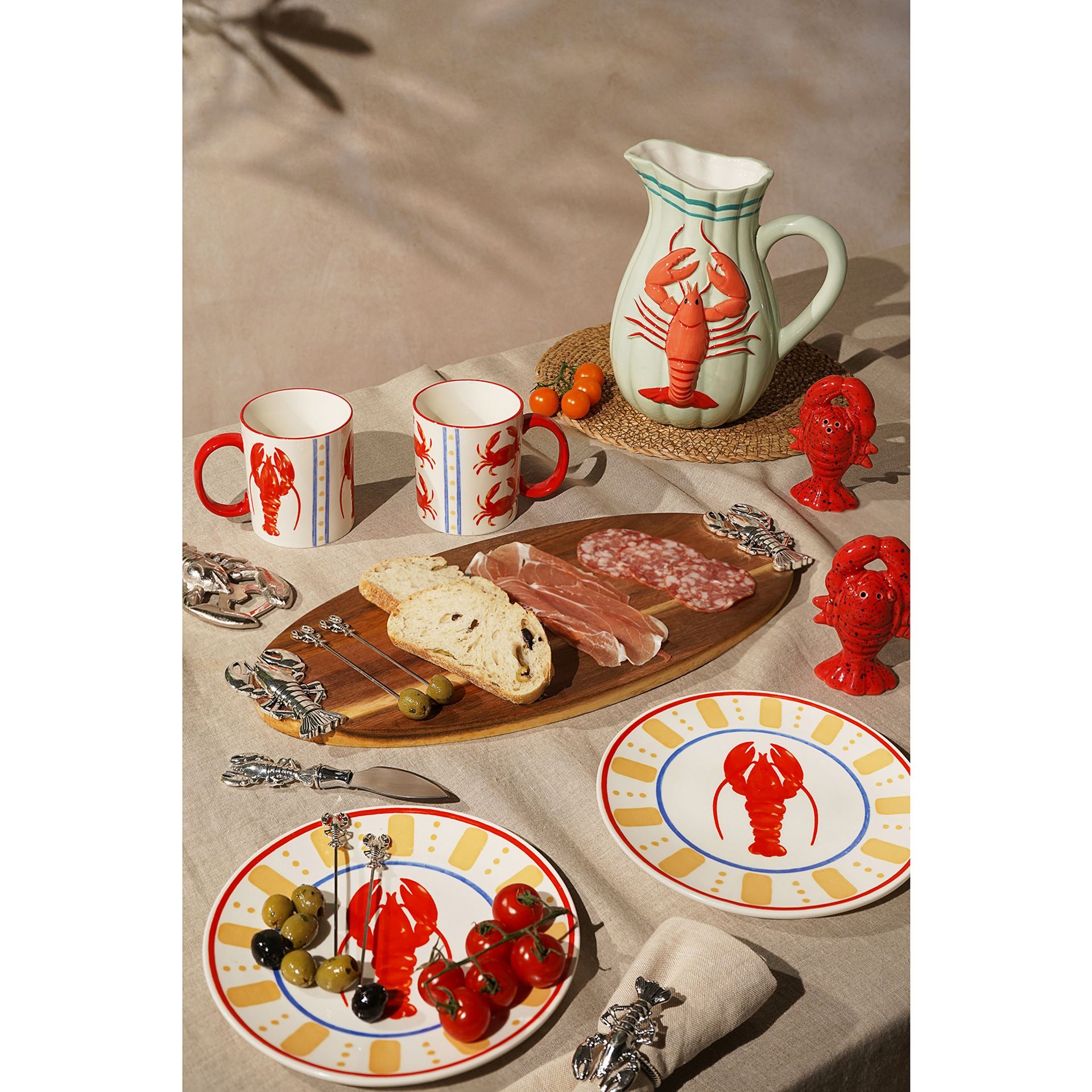 ２点セット lobster 154 & UNION M Hestia Set Of 2 Crab & Lobster Mugs | Widdop and Co.