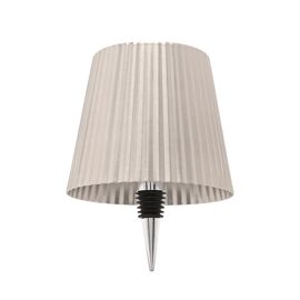 Hestia Wine Bottle Lamp Topper LED Rechargeable Touch Lamp - Silver