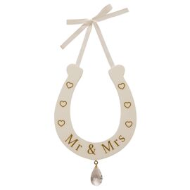 **MULTI 3** Heart of Gold Horseshoe - Just Married
