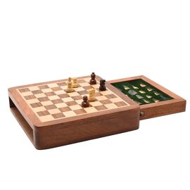 Harvey Makin Magnetic Chess Board with Drawer