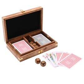 Harvey Makin Wooden Games Set  - Cards with Dice