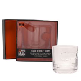 Mad Man Cigar Whiskey Glass
