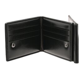 Mad Man Black 3 Fold Money Clip Wallet