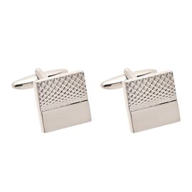 Harvey Makin Criss-Cross Square Cufflinks