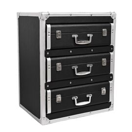 Harvey Makin Black 3 Drawer Storage Box