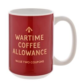 Civil Defence Biscuit Warden On Duty Mug 15oz
