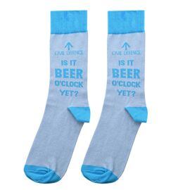 **MULTI 6** Civil Defence Beer O'Clock Men's Socks