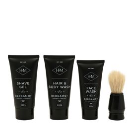 Harvey Makin Mens Weekender Wash Bag Set