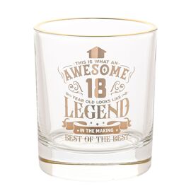 Harvey Makin Legend Tumbler Glass - 18 Years