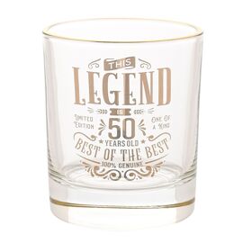 Harvey Makin Legend Tumbler Glass - 50 Years