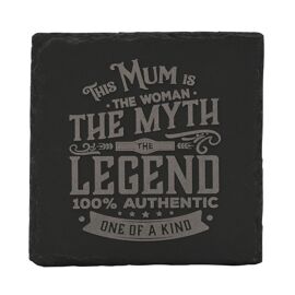 Harvey Makin Legend Slate Coaster - Mum