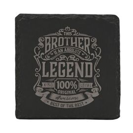 Harvey Makin Legend Slate Coaster - Brother