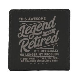 Harvey Makin Legend Slate Coaster - Retired