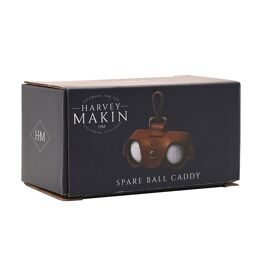 Harvey Makin Golfers Spare Balls Caddy - Tan