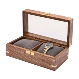 Harvey Makin Wooden Watch Duo Storage Box