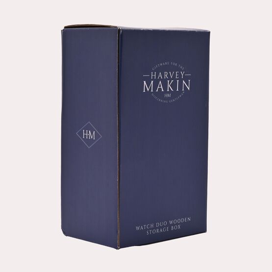 Harvey Makin Wooden Watch Duo Storage Box | Widdop and Co.