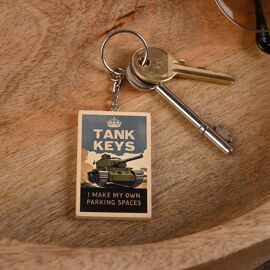 **MULTI 6** Civil Defence Keyring - Tank Keys