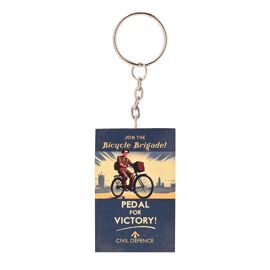 **MULTI 6** Civil Defence Keyring - Bicycle Brigade