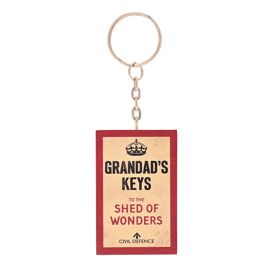 **MULTI 6** Civil Defence Keyring - Grandads Shed Of Wonders