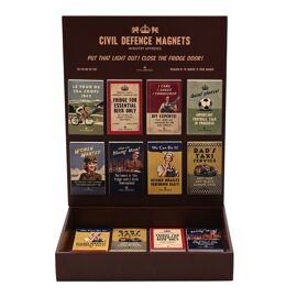 Civil Defence Display Stand With 48 Magnets