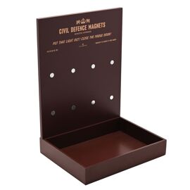 Civil Defence Display Stand With 48 Magnets