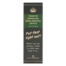 **MULTI 12** Civil Defence Bookmark - Put That Light Out