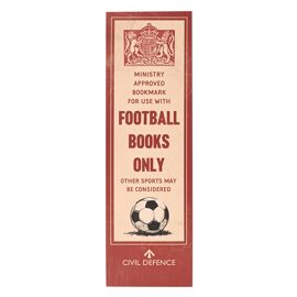 **MULTI 12** Civil Defence Bookmark - Football Books Only