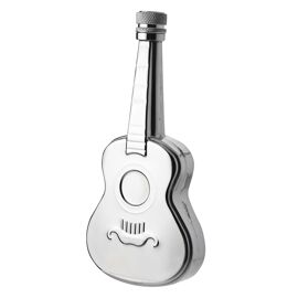Harvey Makin Classic Hip Flask 5oz Mirror Polished - Guitar