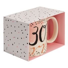 Luxe Ceramic Female Birthday Mug - 30