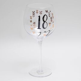 Luxe Birthday Gin Glass - 18