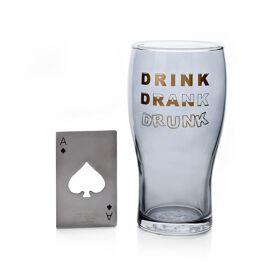 Hotchpotch Orion Beer Glass - Drink Drank Drunk