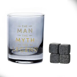 Hotchpotch Orion Whiskey Glass & Stones - The Legend