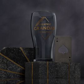 Hotchpotch Orion Beer Glass & Opener Grandad