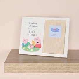 Peppa Pig Brothers & Sisters Photo Frame