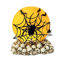 LED Table Light Spider Web Design Battery Operated