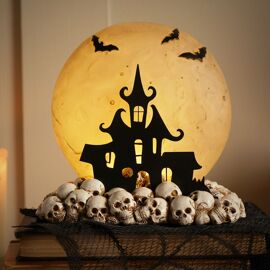 LED Table Light Haunted House Design Battery Operated