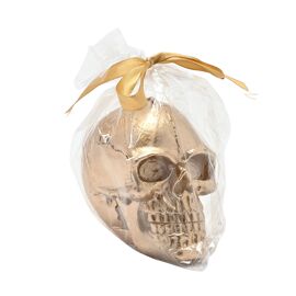 Gold Skull Shaped Candle